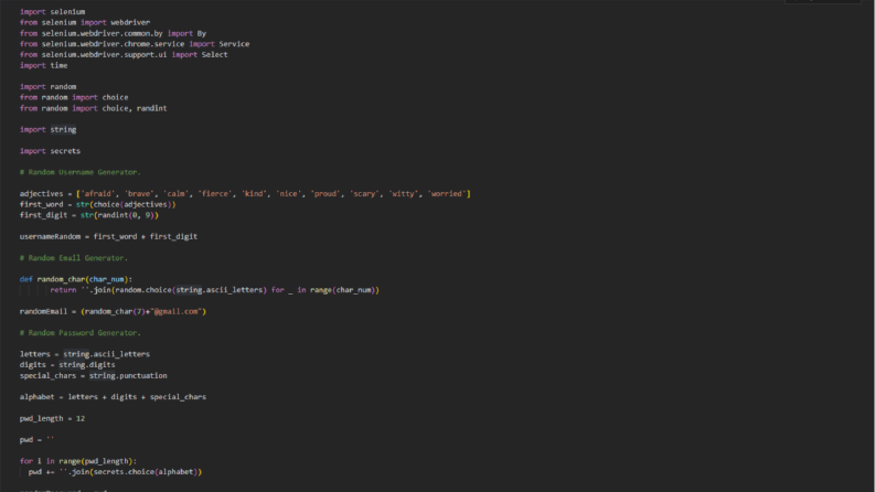 Python Selenium Discord'a Kayıt Olmak