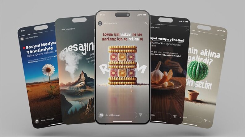 Reklam ajansı için story tasarımları