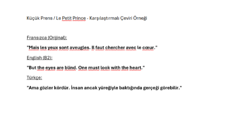 Küçük Prens (Le Petit Prince)