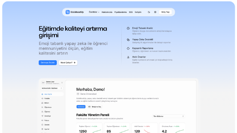 AI Destekli Eğitim Kalitesi Platformu