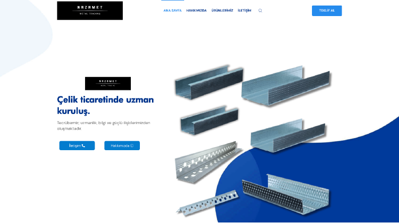 Nazamet Web Site Tasarımı
