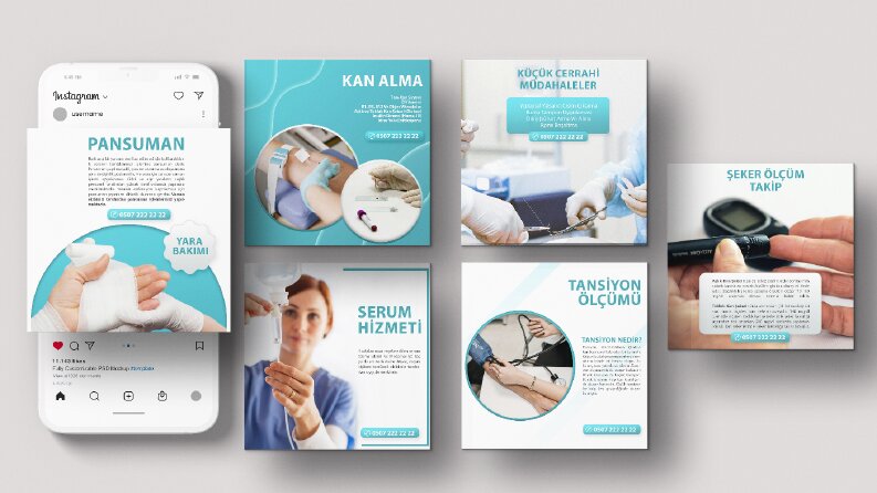  Social Media Post Design - Health Sector