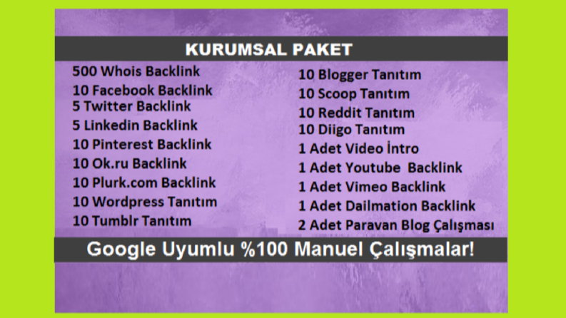Google Uyumlu %100 Manuel Calışmalar!