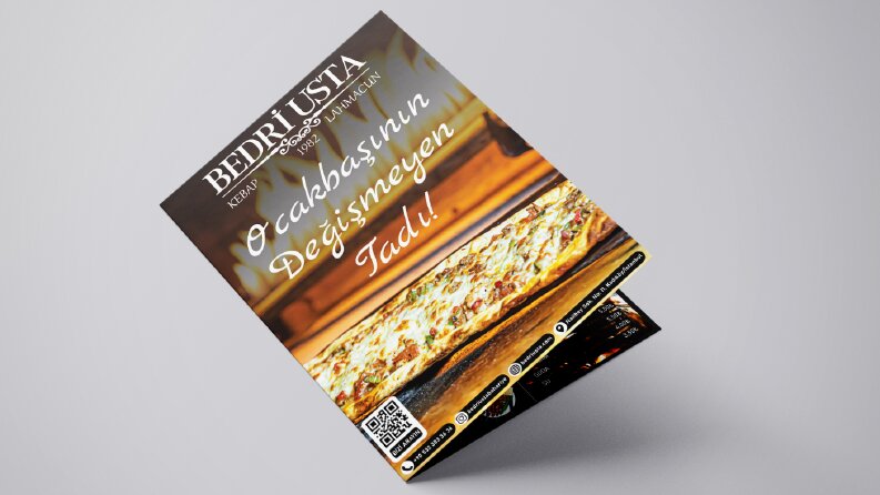 Bedri Usta Bahariye Broşür Tasarımı