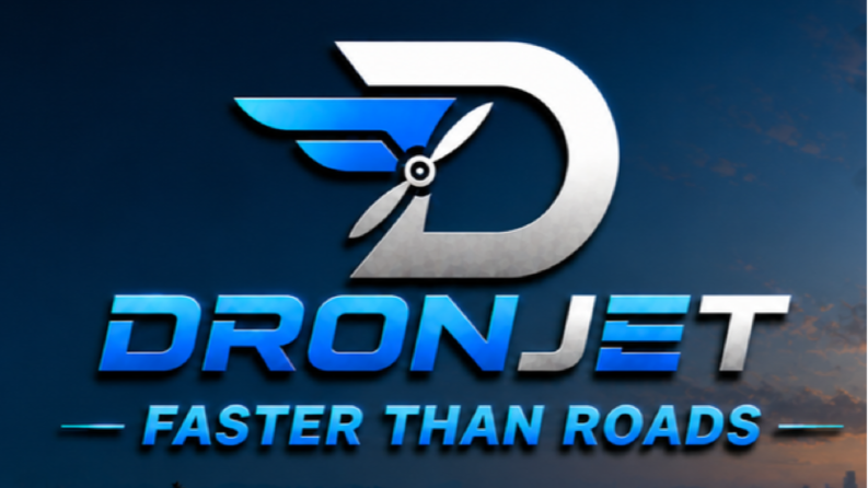 Dronjet-Kargo Drone Marka Konsept Logo ve Slogan Tasarımı