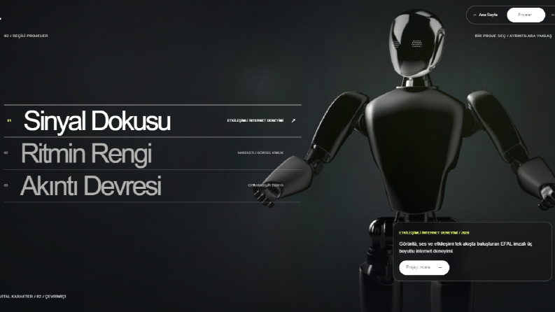 3D Storytelling web sites