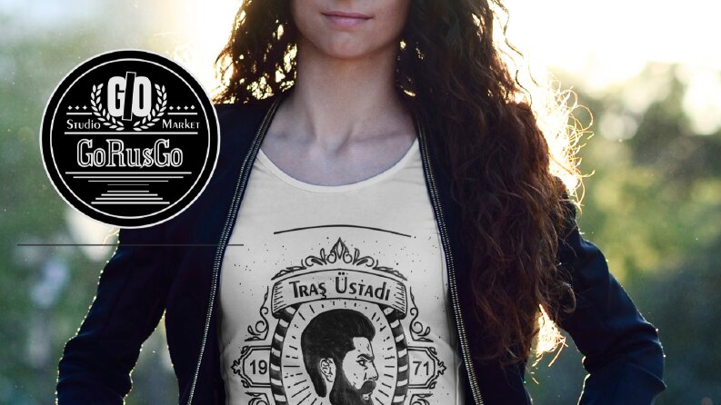 Kuaför Salonu T-shirt çalışması