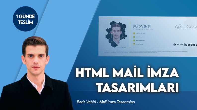 profesyonel html mail imza tasarlıyorum