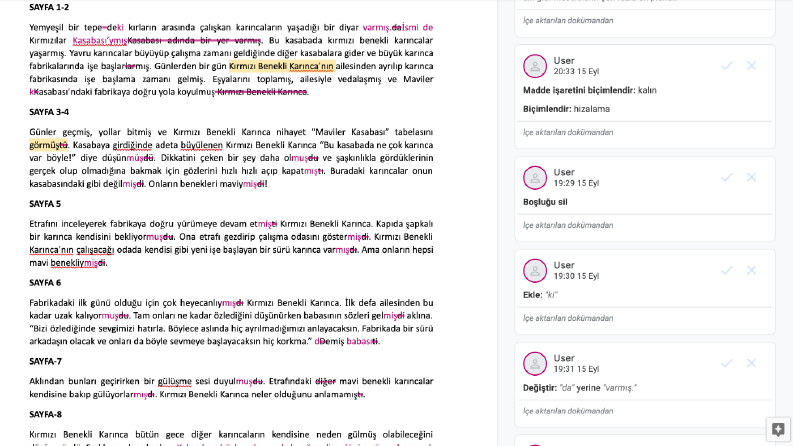 Gözden kaçmasın! Vakit varken metinlerinizi düzenleyelim
