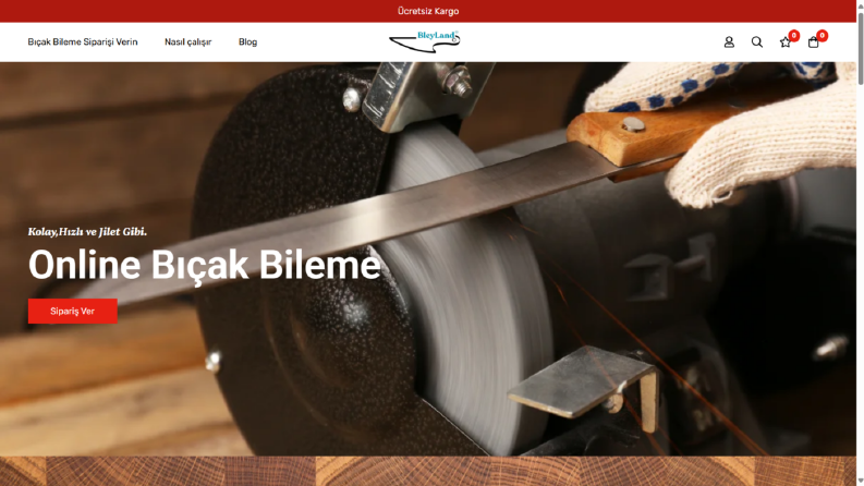 bleyland.com E-ticaret Sitesi Yapımı