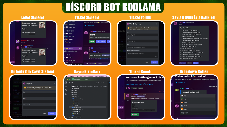 Discord Bot Sistemleri ve Otomasyonları