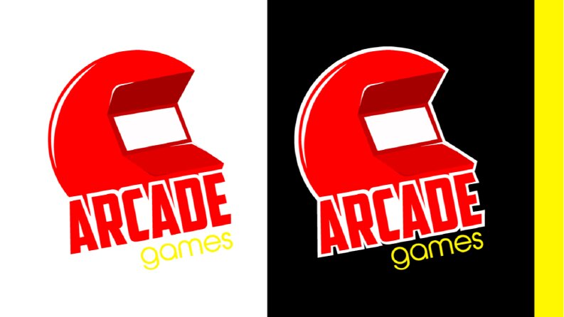 Arcade Games Logo Tasarımı Çalışması