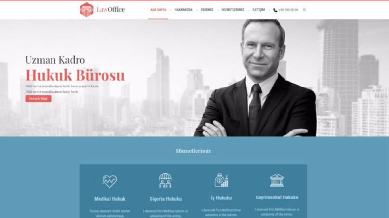 Arabuluculuk Hizmetleri ve Hukuk Büroları için Web Sitesi