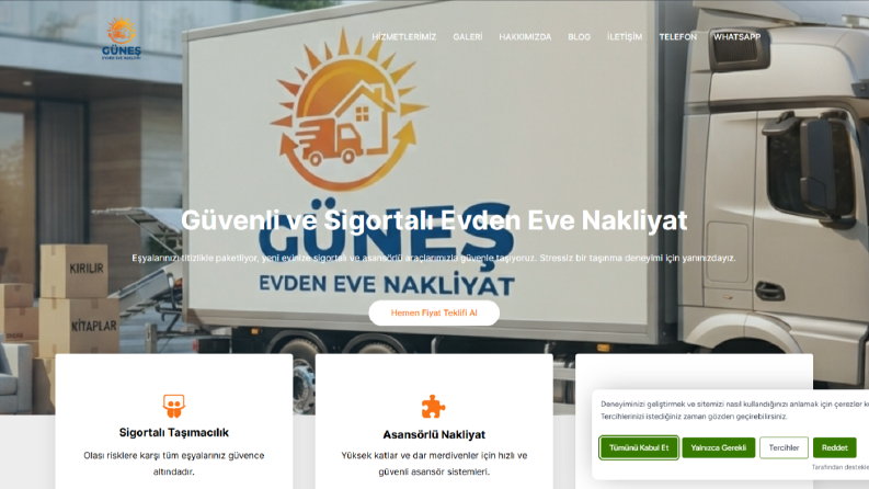 Güneş Evden Eve Nakliyat