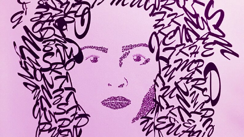 HelenaBonhamCarter Tipografik portre