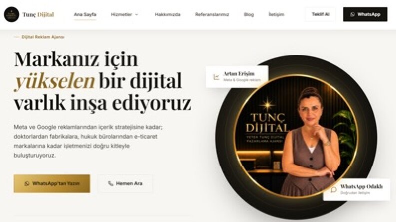 Tunç Dijital | Kurumsal Web Tasarım ve Yazılım