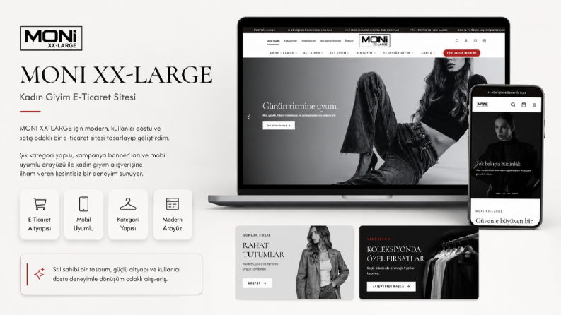MONI XX-LARGE – Kadın Giyim E-Ticaret Sitesi