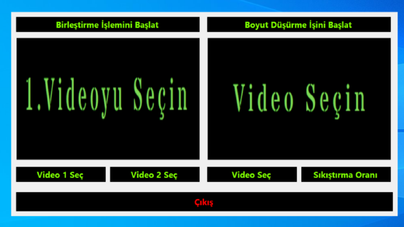 Video Maker Winform Uygulama