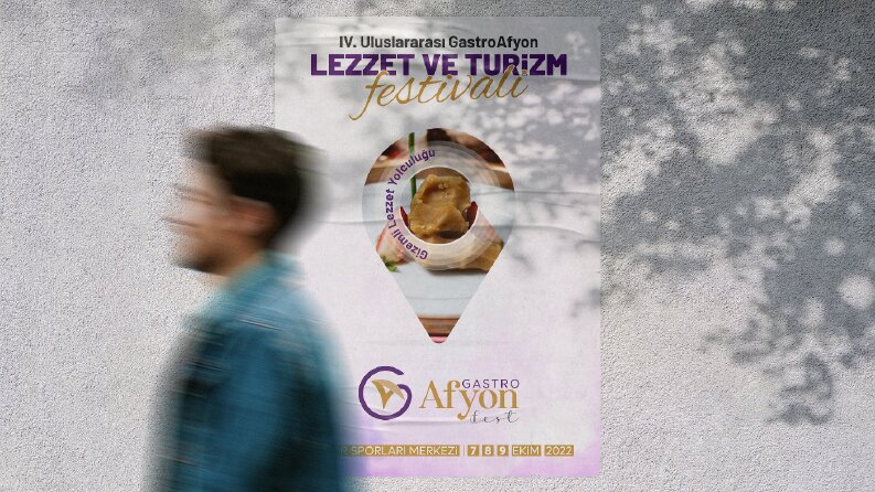 Gastro Afyon Fest - Afiş Tasarımı