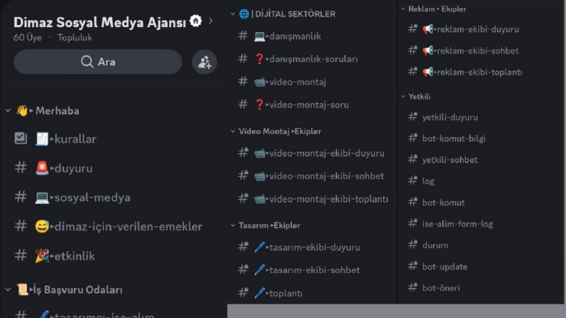 Discord - Örnek Sunucu