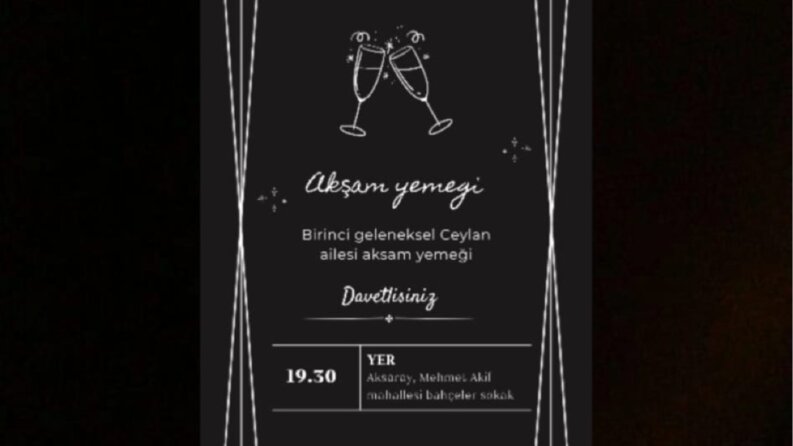 Aile içi bir akşam yemeği