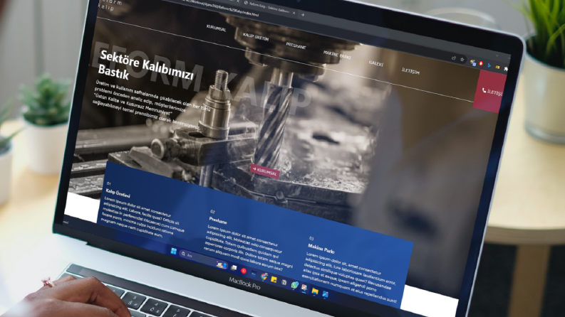 Reform Kalıp - Özel Kodlanmış Web Sitesi