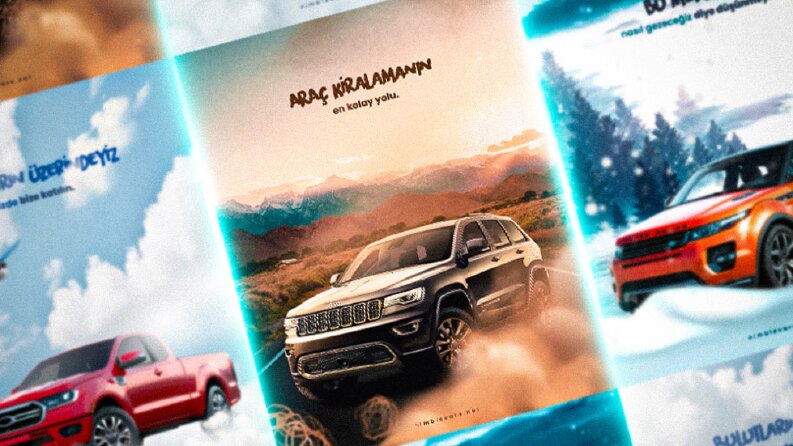Nimble Cars Sosyal Medya Tasarımları