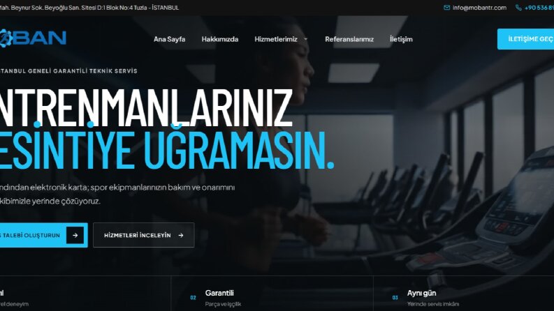 Moban Spor - Kurumsal Website