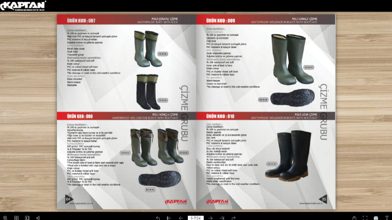 Online Katalog - Kaptan İş Güvenlik