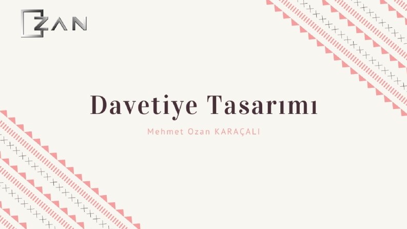 Davetiye Tasarımları