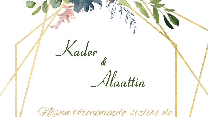 Davetiye Tasarımı