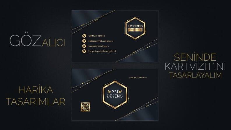 Şık tasarımlarla kartvizit sahibi ol