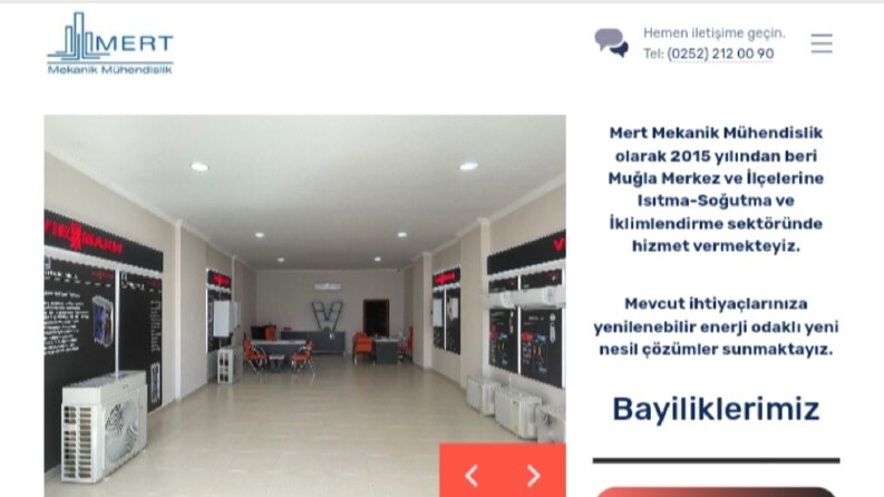 Mert Mühendislik Web Site