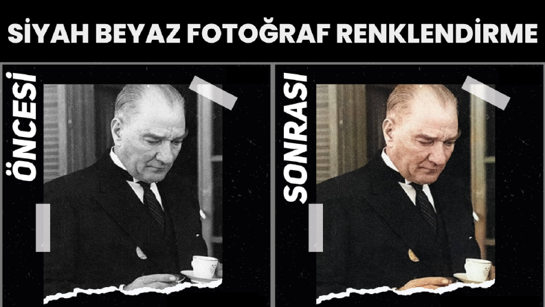 Siyah Beyaz Fotoğraf Düzenleme