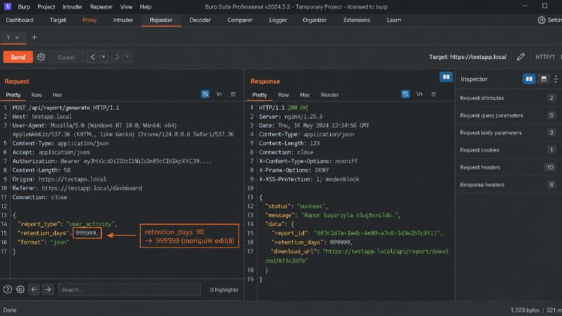 Burp Suite ile Web Uygulaması Güvenlik Testi