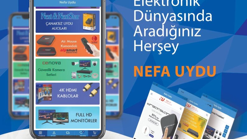 Nefa Uydu Android & Ios Mobil Uygulama