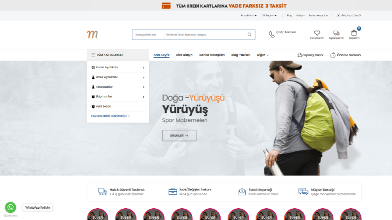 Profesyonel PHP Tabanlı E-Ticaret Sitesi Tasarımı