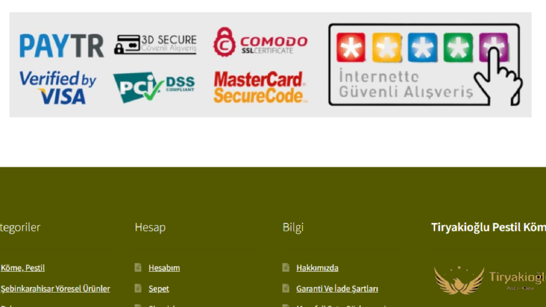 tiryakioglupestilkome.com.tr PayTR entegrasyonu
