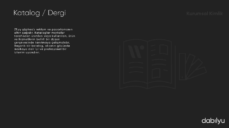 Katalog / Dergi