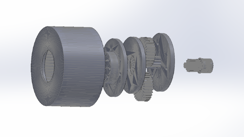 Gezegen Dişli Kutusu (Planetary Gearbox)