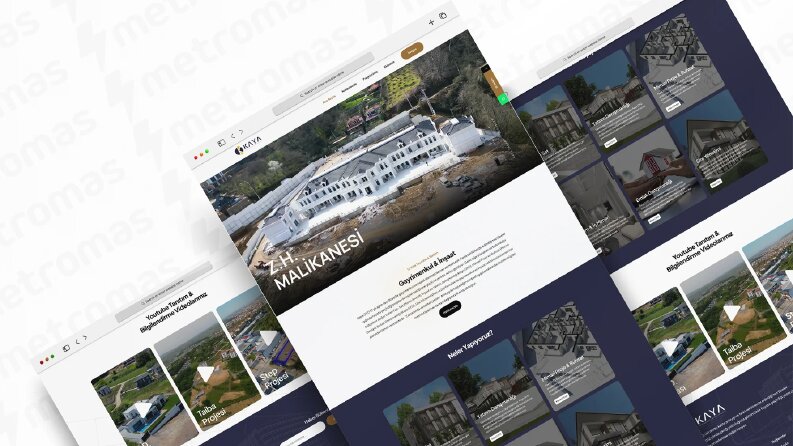 Kaya GYO İnşaat Firma Web Sitesi