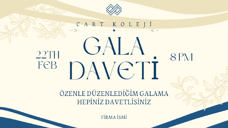 KURUMSAL DAVETİYE