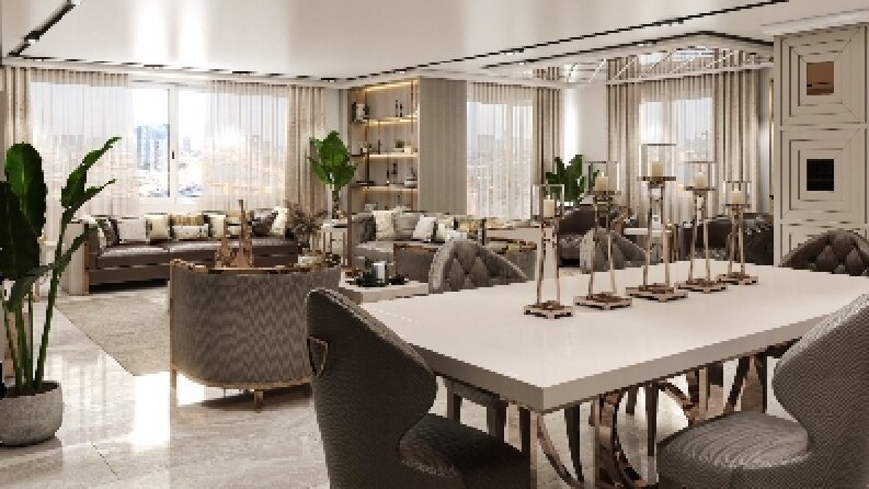 Luxury salon tasarım
