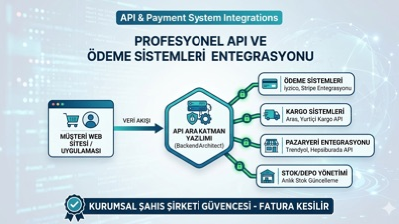 Kurumsal Sistemler için Kesintisiz API ve Ödeme Sistemleri Entegrasyonu