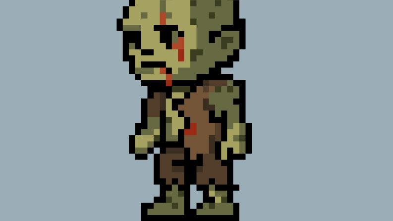 Retro Oyunlar İçin Özel Pixel Art Karakter 
