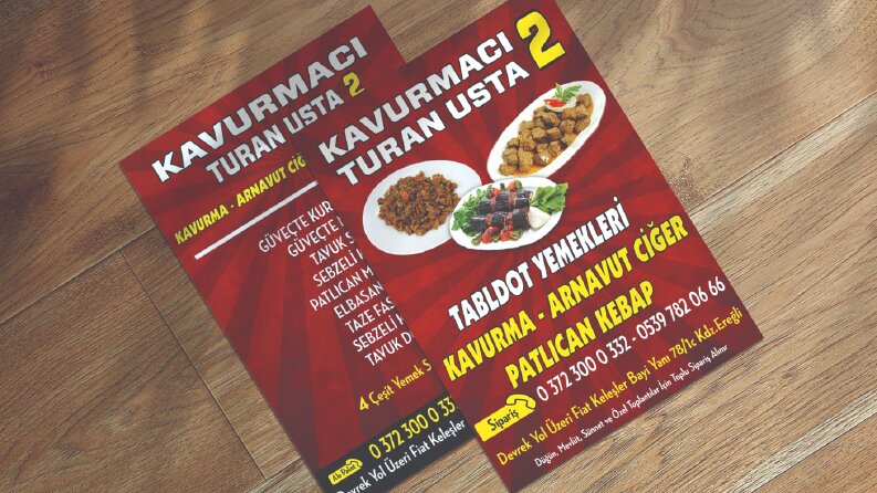Kavurmacı Broşür Tasarımı