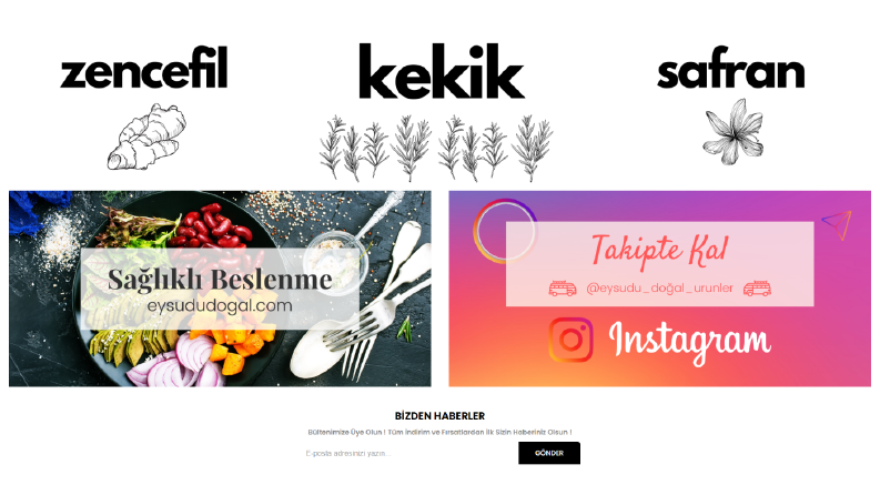 Eysududoğal-Web Sitesi Oluşturma/Tasarım