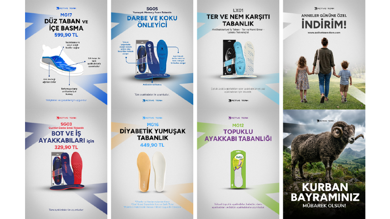 Active Team - Sosyal Medya Post Tasarımı