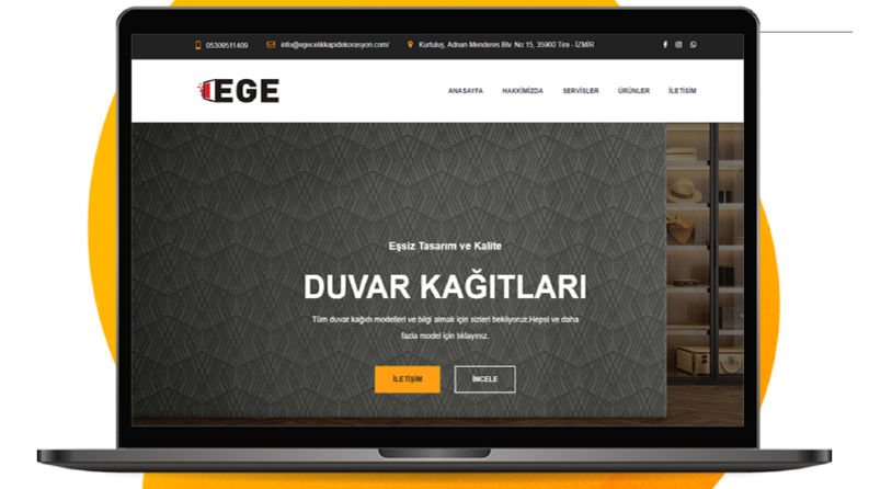 Ege Çelik Kapı & Dekorasyon - Web Site Yapımı