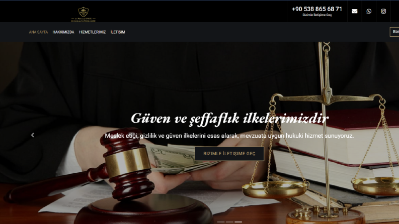 Önkol Hukuk Web Sitesi Kurulumu